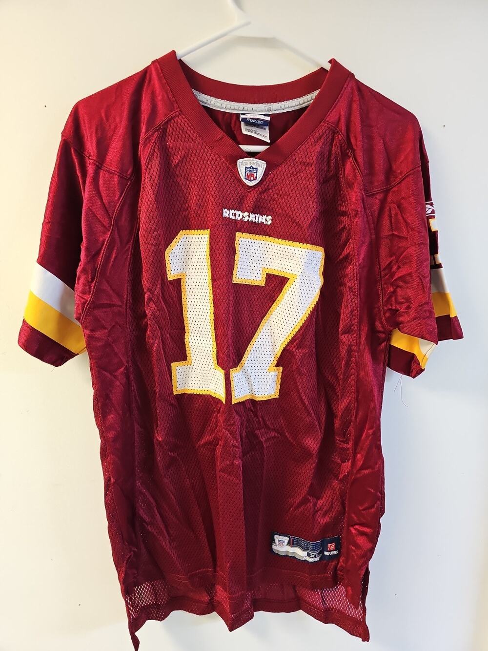 Washington Redskins Jason Campbell #17 Red Reebok Football Jersey Youth Size XL